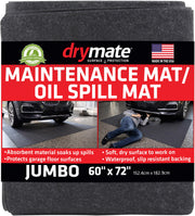 Drymate front packaging showing jumbo mat and product benefits for clean garages