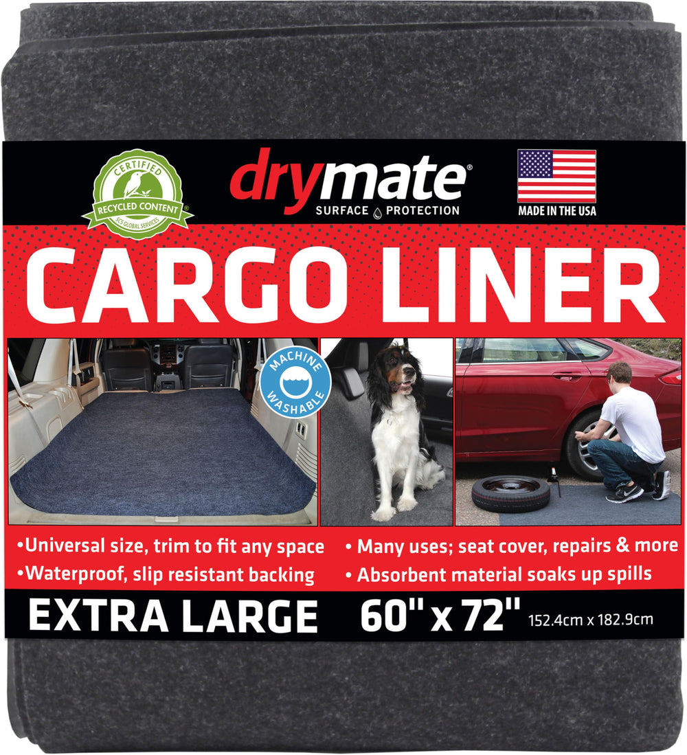 Drymate front view trunk liner protecting cargo area and keeping it clean