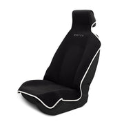 Dryva seat front full-seat view showing complete coverage and protection