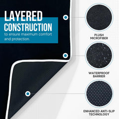 Dryva seat cover in use with dog illustrating pet protection and easy cleanup