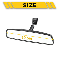 DSkoiph mirror glass closeup showing clear reflection and anti-glare benefit
