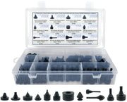 Dsnaduo kit overview in tray showing assorted rubber bumpers and ease of selection
