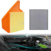 Dtomi engine air filter front view showing fitment and improved airflow