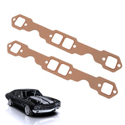 Dtomi front view of SBC header gasket showing fit and finish benefit