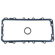 Dtomi front view of oil sump gasket showing full shape and fit benefit