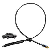 Dtomi front view of shift cable showing full assembly and fit benefit