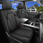DuDuWang front seat cover full view showing tailored fit and modern look