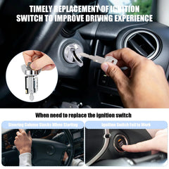 Dueilgo installed in steering column illustrating fitment and easy installation benefit