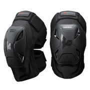 DUHAN knee pads front view showing full coverage and CE protection benefit