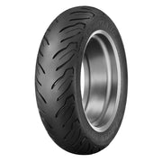 DUNLOP AE2 rear tire front profile showing tread and durable center for long mileage