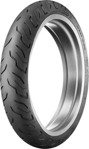 DUNLOP AE2 front tire packaging showing product benefits and fitment
