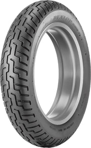 DUNLOP D404 front view showing profile and fit for cruiser bikes