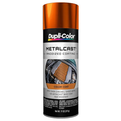 Dupli-Color copper accent in engine bay showing heat-resistant decorative finish for high-temp areas