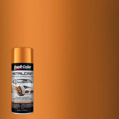 Dupli-Color nozzle close-up spraying copper for precise control and smooth translucent finish