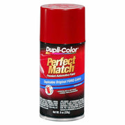 Dupli-Color front view of Candy Apple Red can showing label and benefit
