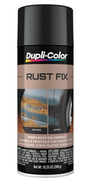 Dupli-Color Rust Fix front can showing product and size, helps identify correct rust treatment