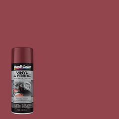 Dupli-Color spray action on a vinyl panel, quick coverage benefit