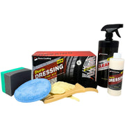 DURA-COATING TECHNOLOGY front packaging showing full kit for effortless tire care