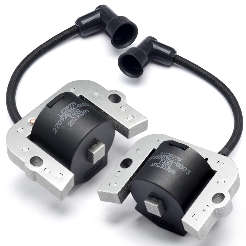 Dusledel front view ignition coil showing mounting holes and connector, ensures exact fit