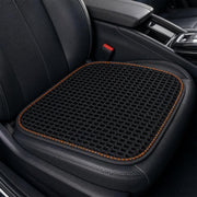 DUYUNCHEN front view of black seat cushion showing fit and cooling benefit
