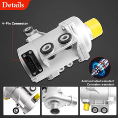 DWLDMLWC pump beside ruler illustrating compact size and fitment clarity