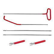 DXNQ front view showing red handle and compact kit for quick recognition