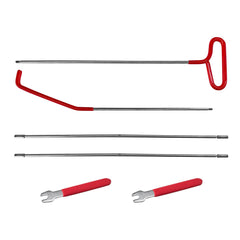 DXNQ front view showing red handle and compact kit for quick recognition