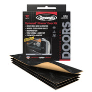 Dynamat front packaging showing included four sheets and benefits