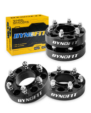 dynofit front view kit showing four forged spacers and studs for confident fit