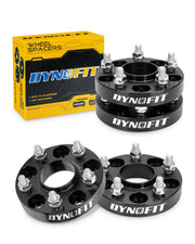 dynofit front view packaging showing set of four spacers and benefit of complete kit