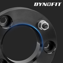 dynofit spacer installed on strut demonstrating improved front clearance