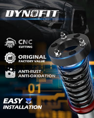 dynofit forged spacer close-up highlighting precision machining and strength