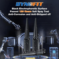 dynofit socket key and pearl cotton box protecting lug nuts during shipping