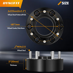dynofit studs and thread detail M14x2 showing high-grade studs for secure fastening benefit