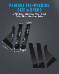 DYNVEX peel-and-stick installation on Impala pillar demonstrating easy fit