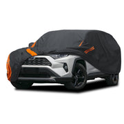 DYTARGET front view on SUV showing full exterior protection and weather defense