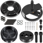 E-cowlboy front and rear crankshaft toolset front view showing complete kit and organization