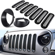 E-cowlboy front grille full view showing matte black upgrade and enhanced styling