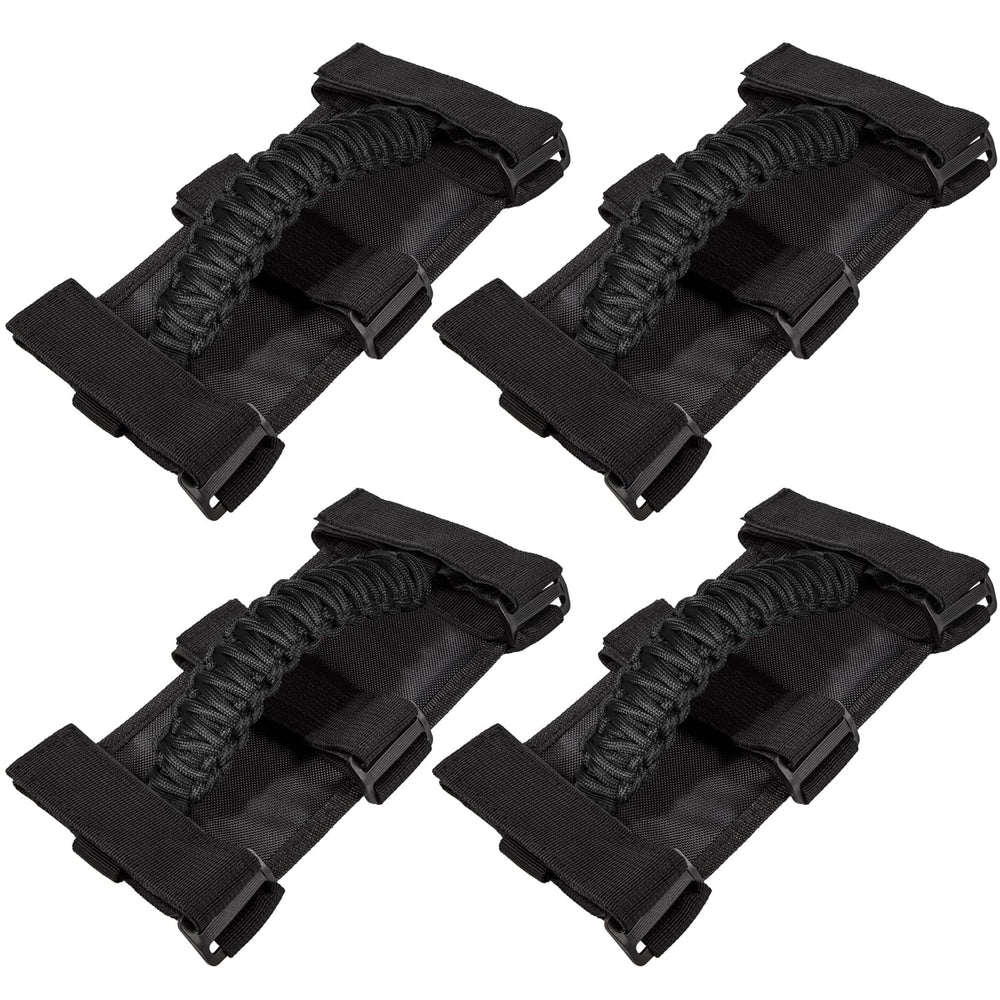 E-cowlboy front pack view showing four black grab handles, easy upgrade