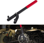 E-cowlboy front view of cam pulley holder showing robust frame and benefit secure hold