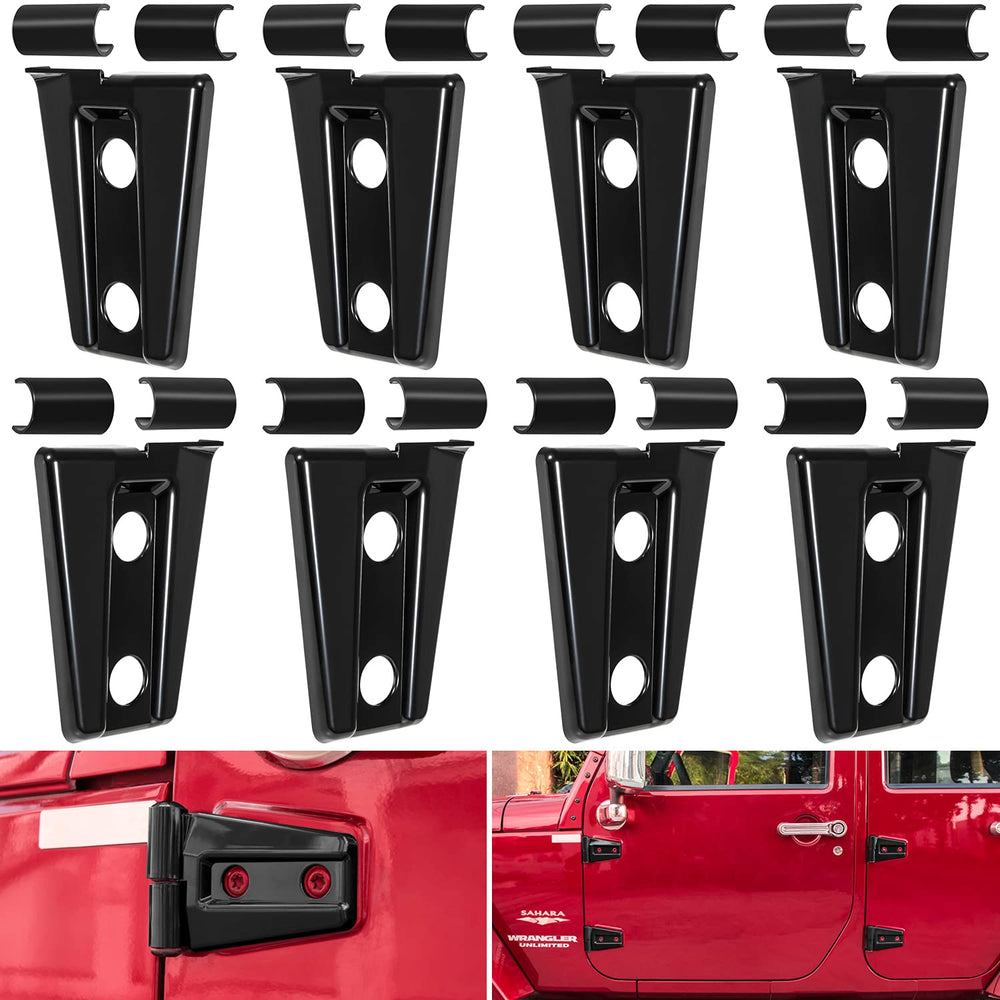 E-cowlboy front view showing hinge cover installed for a cleaner look