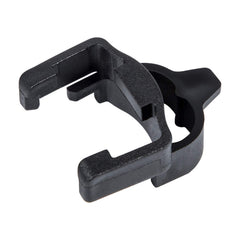 E-cowlboy clip installed on rocker assembly demonstrating secure hold benefit: easier reassembly