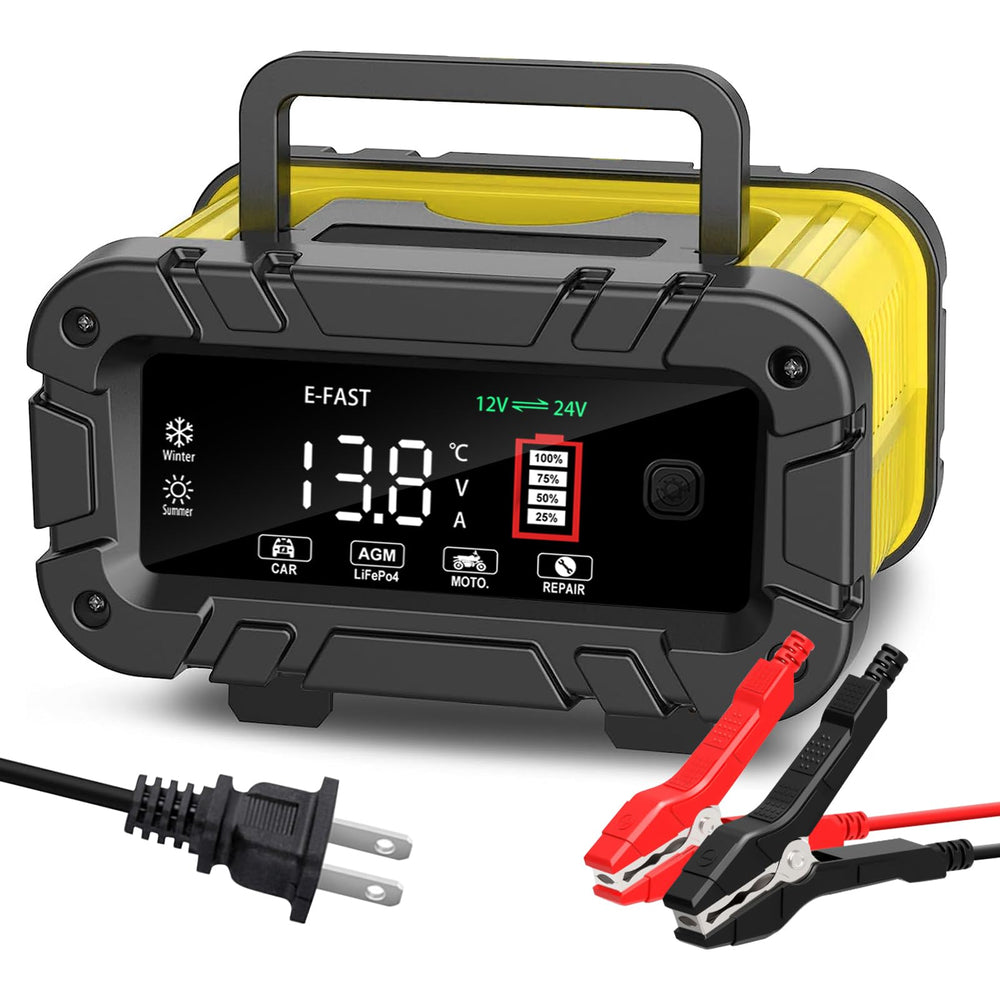 E-FAST front panel showing controls and LEDs, clear operation benefit
