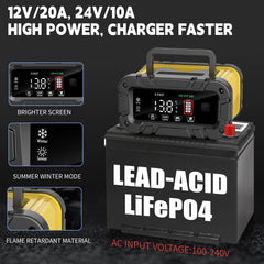 E-FAST side view highlighting cooling fan and power port, keeps charger cool