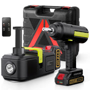 E-HEELP front packaging showing full cordless car jack kit convenience