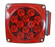 EAGLE KING PRODUCTS front view showing DOT-compliant rear right light and secure mount