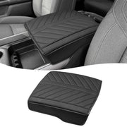 Eaglecover front view on console protecting lid and improving comfort
