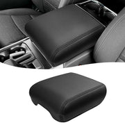 Eaglecover front view of center console cover showing precise fit and finished look for Ford F150