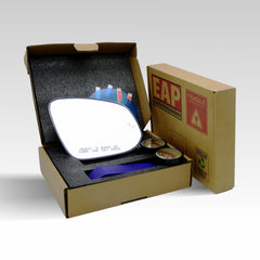 EAP package with pry tool, anti-fog film and two 2-inch spotter mirrors for easy installation