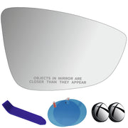 EAP passenger-side mirror front view showing fit and finish, improving safety